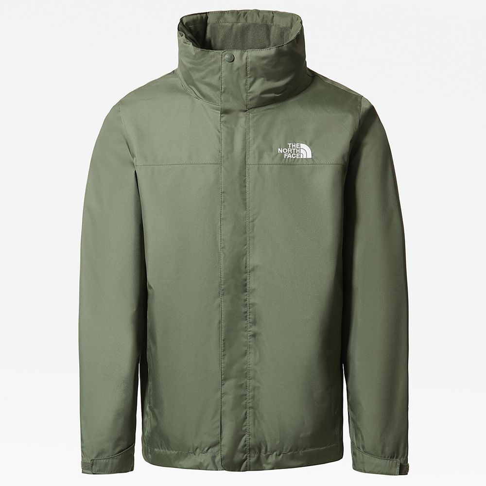 The North Face 3-In-1 Jackets Mens Australia - The North Face Evolve Ii Triclimate® Green Hiking (UI